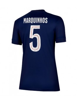 Paris Saint-Germain Marquinhos #5 Replika Hemmakläder Dam 2025-26 Kortärmad